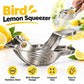 Elegant Bird-Shaped Stainless Steel Manual Juicer (2 Pieces)