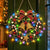 Hot Sale⛄Christmas Pearl Diamond Painting Pendant DIY Kit with LED String Lights