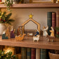 Wooden Christmas Nativity Scene Figurines with Manger