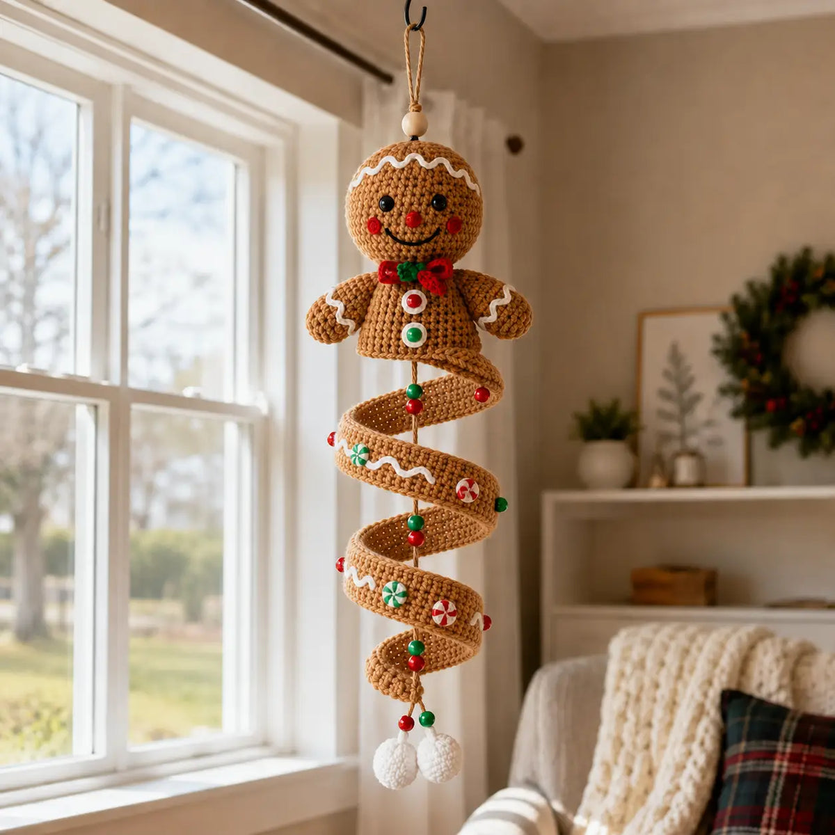 ☃️Crochet Snowman Spiral Ornament DIY Kit