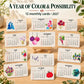 Eco-Friendly Plantable Seed Calendar 2027 Growable Calendar with Stand