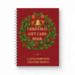 Christmas Gift Card Book