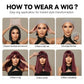 High-level clavicle Short Wave Comfortable Fit Wig with Bangs
