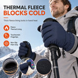 Winter Thermal Windproof Cold Resistant Touchscreen Non Slip Gloves