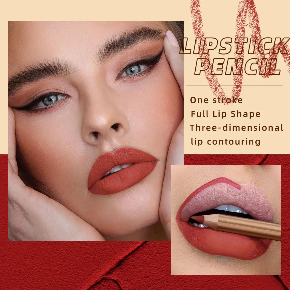 12 Pcs Matte Lip Liner Set, Blendable Lip Pencil 💋