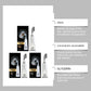 Unisex Grey Coverage Hair Dye with Hair Care