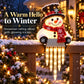 ☃️WinterGlow Snowman Icicle Light Decor