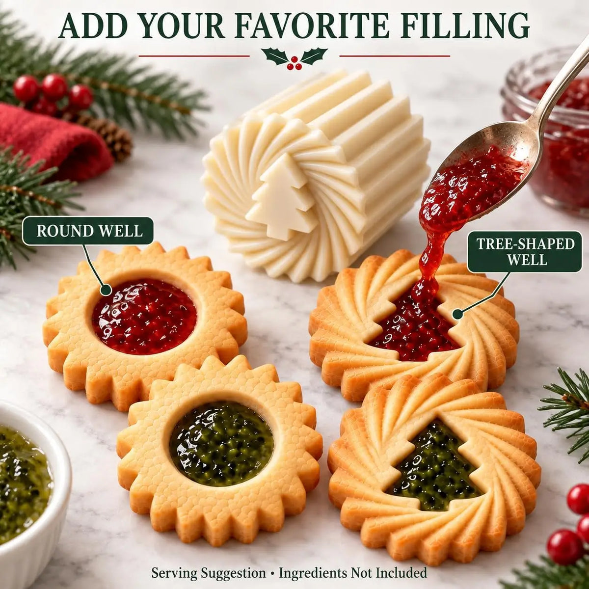 Creative Double-Ended Pastry Mold