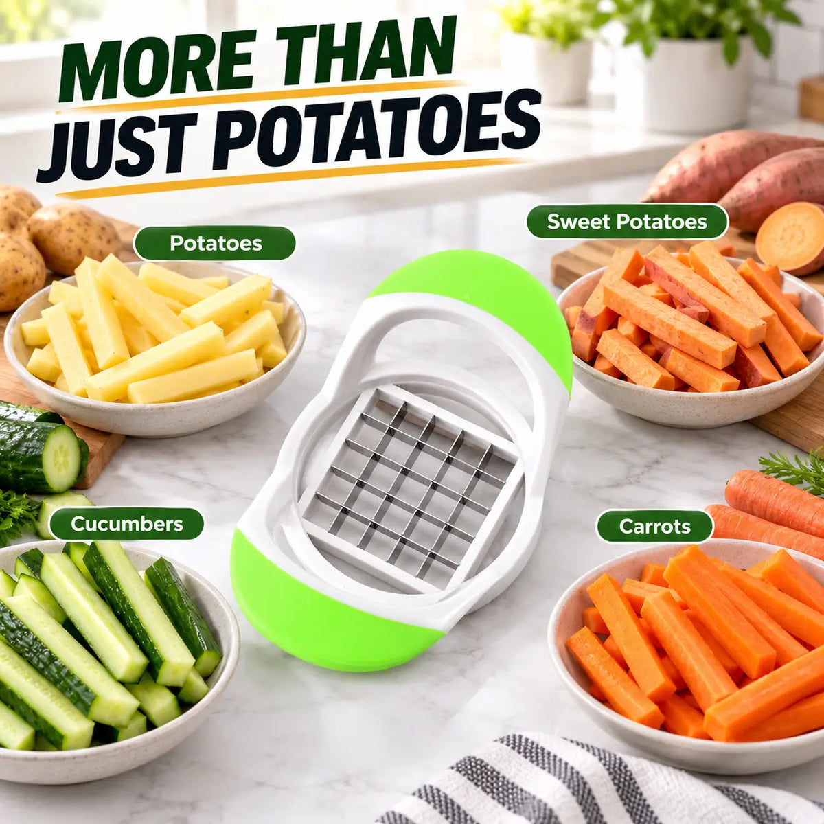 Manual French Fry Potato Cutter