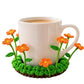 Handmade Crochet Pop Up Floral Garden Coaster
