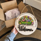 Interchangeable Welcome Sign for Front Door