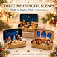 Mini Nativity Scene Keepsake Tin – Pocket-Sized Christmas Holy Family Set