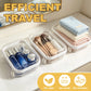 Clear Hard Plastic Zipper Case – Portable & Practical Travel Organizer 🔥
