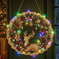 Hot Sale⛄Christmas Pearl Diamond Painting Pendant DIY Kit with LED String Lights