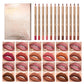 12 Pcs Matte Lip Liner Set, Blendable Lip Pencil 💋