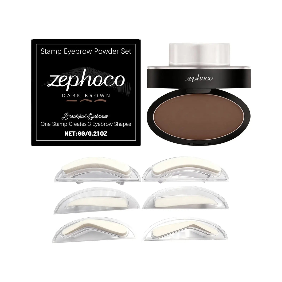 Waterproof Eyebrow Stamp Stencil Kit