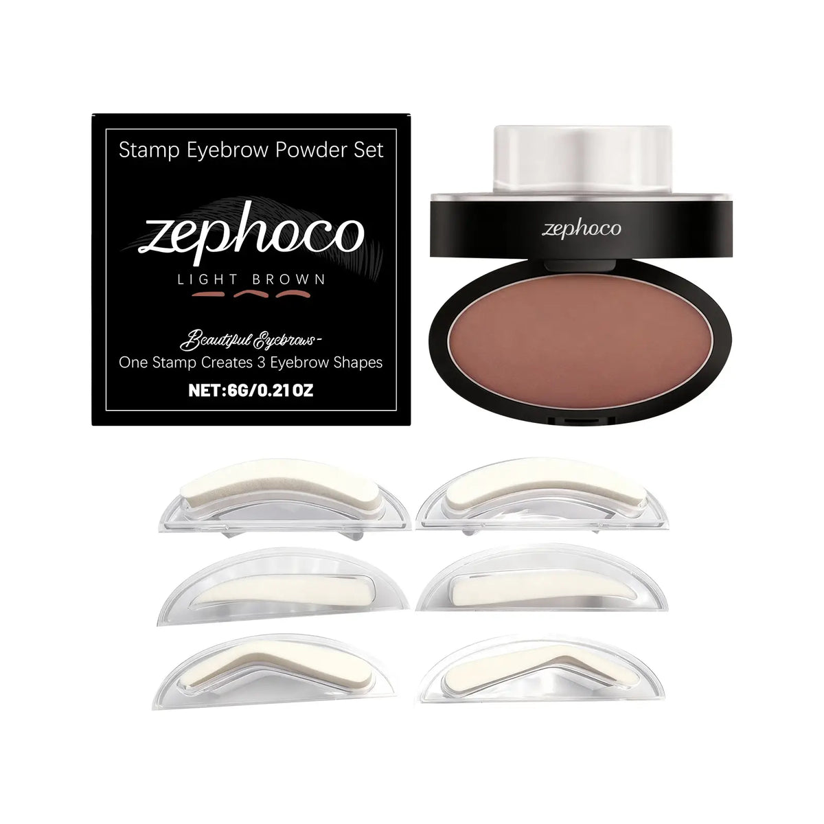 Waterproof Eyebrow Stamp Stencil Kit