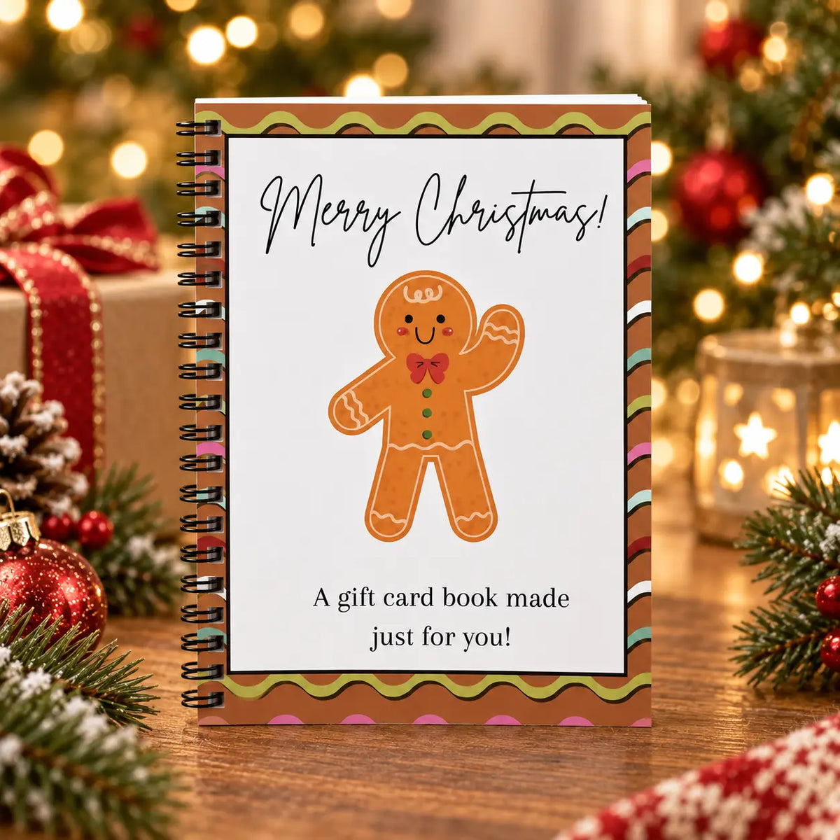 Christmas Gift Card Book