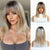 High-level clavicle Short Wave Comfortable Fit Wig with Bangs