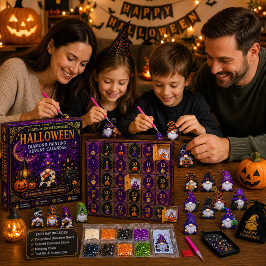 🎃✨31 Days of Gnome Surprises Halloween Diamond Painting Advent Calendar