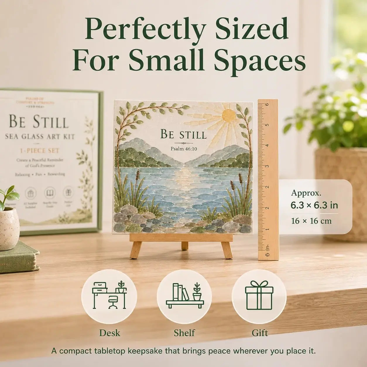 Psalms of Comfort & Strength Sea Glass Art Kit