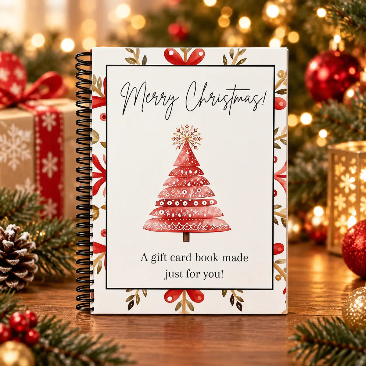 Christmas Gift Card Book