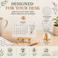 Eco-Friendly Plantable Seed Calendar 2027 Growable Calendar with Stand