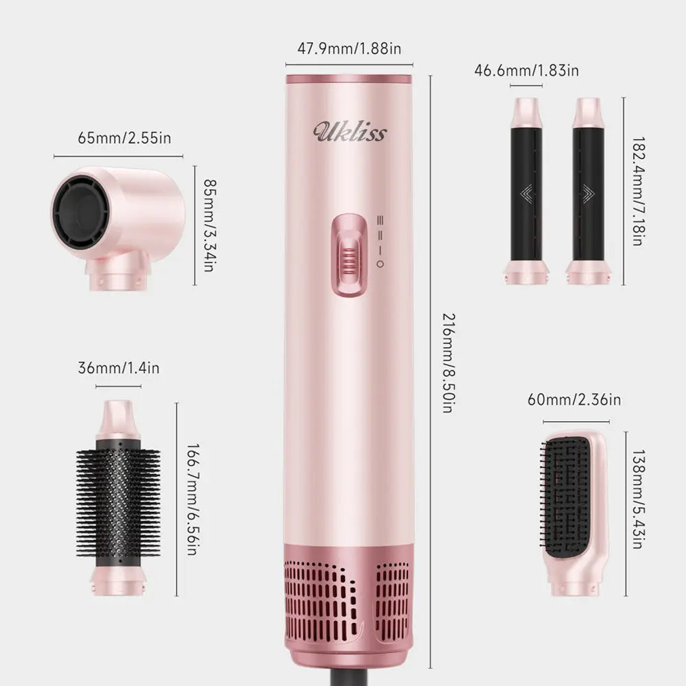 5-in-1 Hot Air Hairstyle Salon Brush
