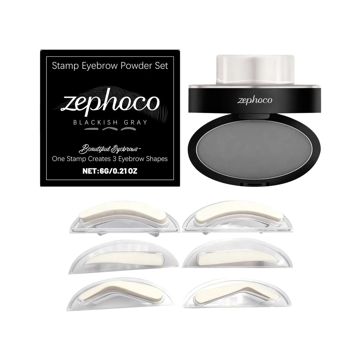 Waterproof Eyebrow Stamp Stencil Kit