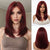 Mid-length with Highlights Glueless Synthetic Wig for Women