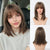 High-level clavicle Short Wave Comfortable Fit Wig with Bangs