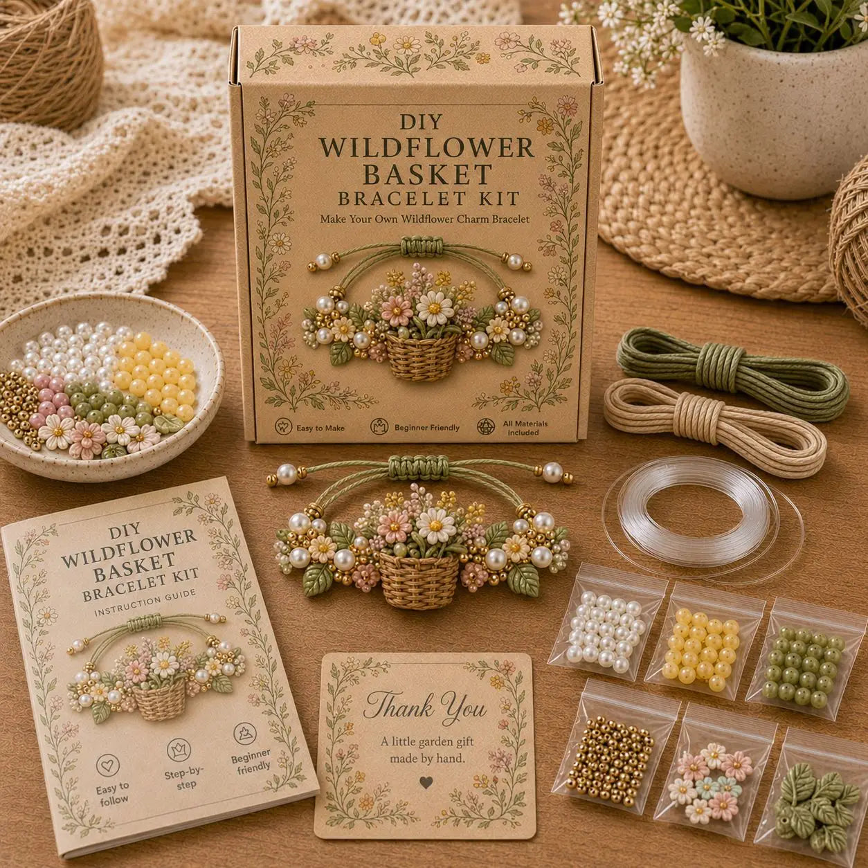 Enchanted Garden Charm Bracelet DIY Kit Series