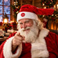 Funny Cocky Hat Santa Dick Get Hard Button