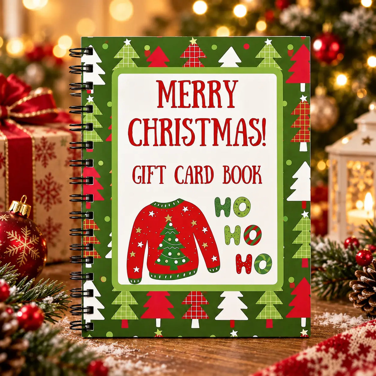 Christmas Gift Card Book