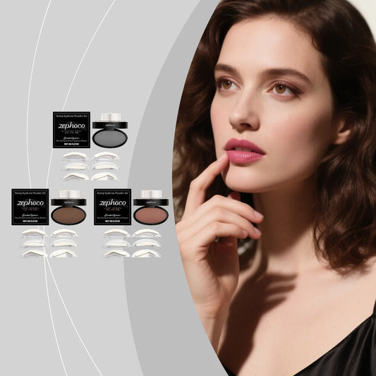 Waterproof Eyebrow Stamp Stencil Kit