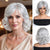 Women's Short-length High-temperature Synthetic Fiber Wig