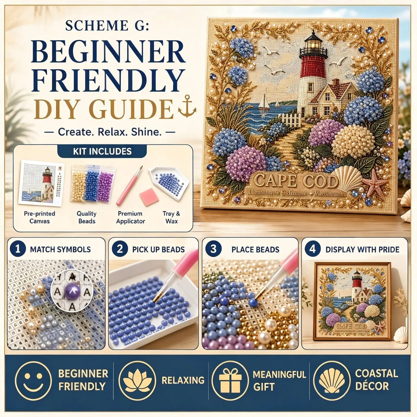 Timeless American Destinations DIY Art Kit