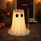 30-Inch Lighted Ghost Candy Bowl with Timer & Remote