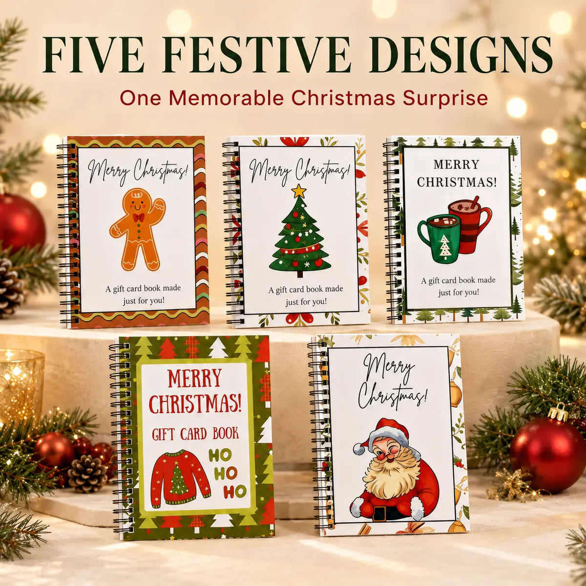 Christmas Gift Card Book