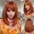 High-level clavicle Short Wave Comfortable Fit Wig with Bangs