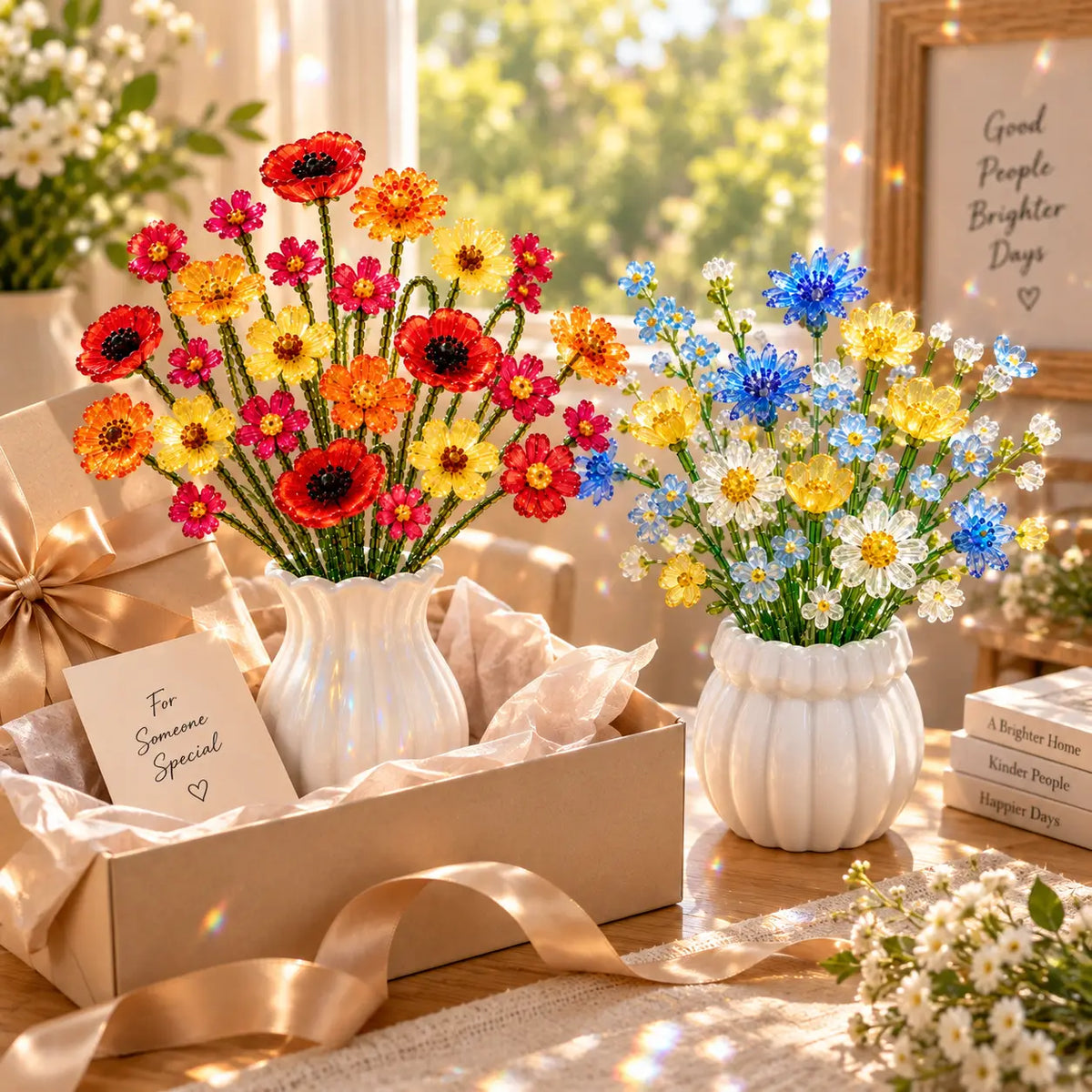 🌷DIY Beaded Wildflower Bouquet Kit – Create Your Own Floral Masterpiece