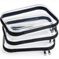 Clear Hard Plastic Zipper Case – Portable & Practical Travel Organizer 🔥
