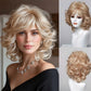 Women's Short-length High-temperature Synthetic Fiber Wig