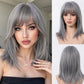 High-level clavicle Short Wave Comfortable Fit Wig with Bangs