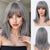 High-level clavicle Short Wave Comfortable Fit Wig with Bangs