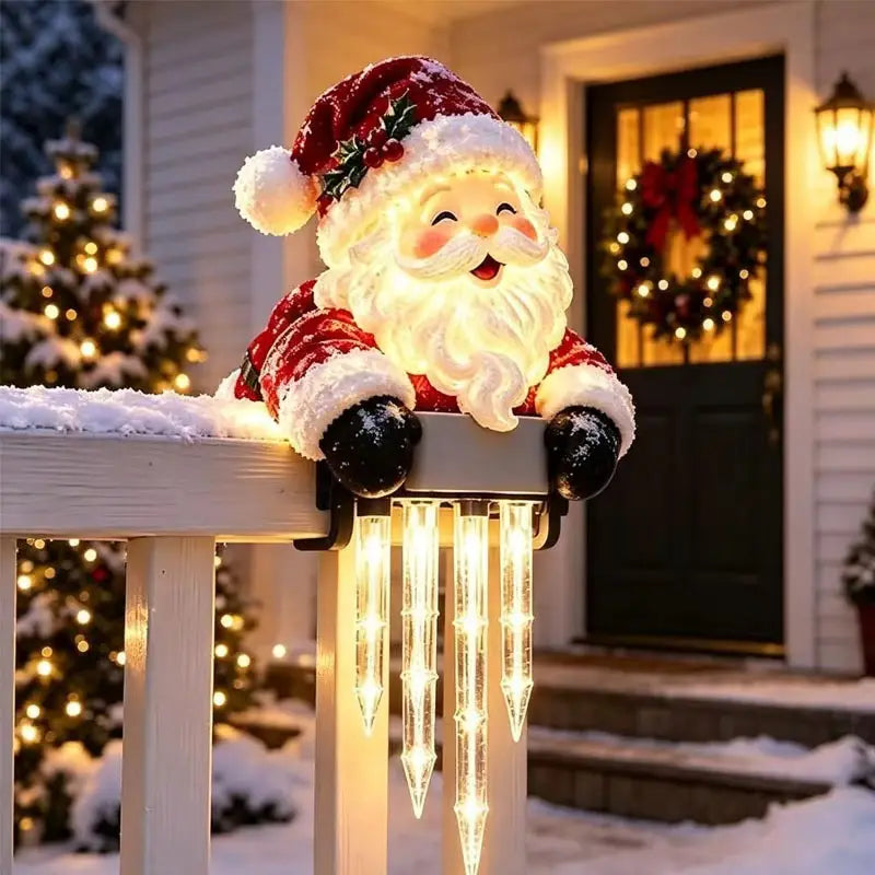☃️WinterGlow Snowman Icicle Light Decor