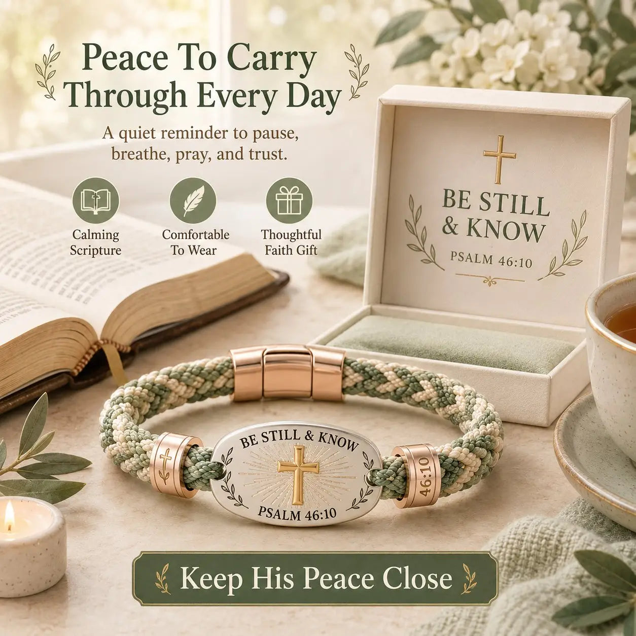 Christian Scripture Faith Bracelet Collection