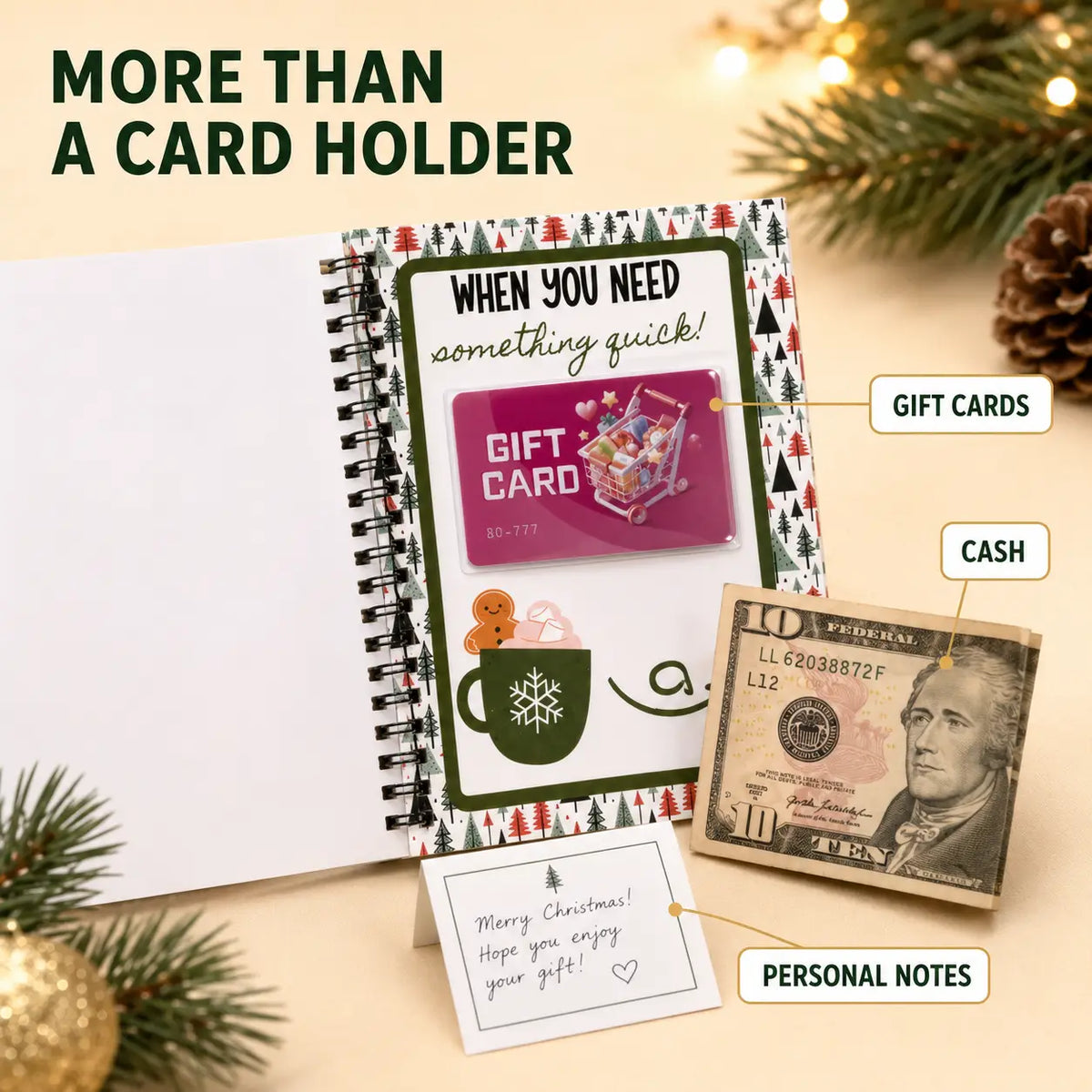Christmas Gift Card Book
