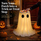30-Inch Lighted Ghost Candy Bowl with Timer & Remote