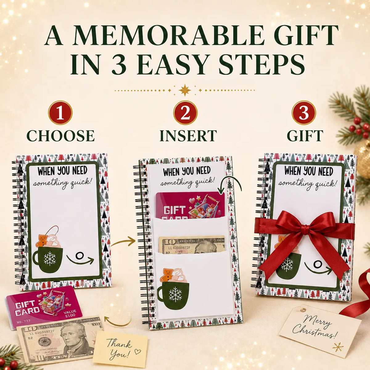 Christmas Gift Card Book